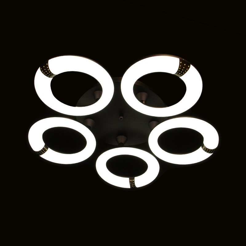 LED полилей 8619/5 60W 3-white бял